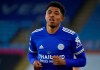 Leicester's Wesley Fofana runs during the English Premier League soccer match between Leicester City and West Bromwich Albion at the King Power Stadium in Leicester, England, Thursday, April 22, 2021. (AP Photo/Rui Vieira,Â Pool)