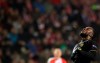 Inter Milan's Romelu Lukaku reacts after missing a chance to score during the Champions League group F soccer match between Slavia Praha and Inter Milan at the Sinobo stadium in Prague, Czech Republic, Wednesday, Nov. 27, 2019. (AP Photo/Petr David Josek)