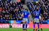 Chelsea's Antonio Rudiger, right, scores his side's second goal during the English Premier League soccer match between Leicester City and Chelsea at the King Power Stadium, in Leicester, England, Saturday, Feb. 1, 2020. (AP Photo/Leila Coker)