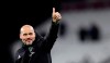 Arsenal's interim head coach Freddie Ljungberg greets supporters at the end of the English Premier League soccer match between West Ham Utd and Arsenal at the London Stadium in London, Monday, Dec. 9, 2019. (AP Photo/Kirsty Wigglesworth)