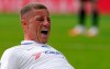 Chelsea's Ross Barkley celebrates after scoring his side's opening goal during the FA Cup sixth round soccer match between Leicester City and Chelsea at the King Power Stadium in Leicester, England, Sunday, June 28, 2020. (Tim Keeton/Pool via AP)