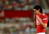 Manchester United's Edinson Cavani reacts during the English Premier League soccer match between Manchester United and Chelsea, at the Old Trafford stadium in Manchester, England, Saturday, Oct. 24, 2020. (Oli Scarff/Pool via AP)