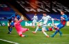 Chelsea's Christian Pulisic, second right, scores his side's fourth goal during the English Premier League soccer match between Crystal Palace and Chelsea at Selhurst Park stadium in London, Saturday, April 10, 2021. (Peter Cziborra/Pool via AP)