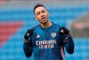 Arsenal's Pierre-Emerick Aubameyang celebrates after scoring his side's opening goal during the English Premier League soccer match between Burnley and Arsenal at Turf Moor stadium in Burnley, England, Saturday, March 6, 2021.(Clive Brunskill/Pool via AP)