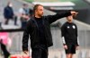 Bayern's head coach Hans-Dieter Flick gives instructions during the German Bundesliga soccer match between Bayern Munich and FC Union Berlin at Allianz Arena in Munich, Germany, Saturday, April 10, 2021.(Sven Hoppe/Pool via AP)