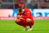 Bayern's Leon Goretzka reacts after his team lost in the German Bundesliga first devision soccer match between FC Bayern Munich and bayer Leverkusen 04 in Munich, Germany, Saturday, Nov. 30, 2019. (AP Photo/Matthias Schrader)