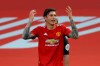 Manchester United's Victor Lindelof reacts after a penalty is awarded to Crystal Palace upon VAR review during the English Premier League soccer match between Manchester United and Crystal Palace at the Old Trafford stadium in Manchester, England, Saturday, Sept. 19, 2020. (Richard Heathcote/Pool via AP)