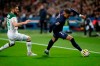 PSG's Kylian Mbappe, right, controls the ball next to Saint Etienne's Mathieu Debuchy during the French League Cup quarter final soccer match between Paris Saint Germain and Saint Etienne at the Parc des Princes stadium in Paris, Wednesday, Jan. 8, 2020. (AP Photo/Thibault Camus)