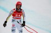 Germany's Josef Ferstl skis down after falling during an alpine ski, men's World Cup downhill, in Garmisch-Partenkirchen, Germany, Friday, Feb. 5, 2021. (AP Photo/Gabriele Facciotti)