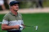 Bryson Dechambeau from the U.S. studies a shot on the 3rd fairway during the second round of the Dubai Desert Classic golf tournament in Dubai, United Arab Emirates, Friday, Jan. 24, 2020. (AP Photo/Kamran Jebreili)