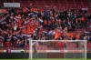 Spectators watch during the World Cup 2022 group G qualifying soccer match between The Netherlands and Latvia at the Johan Cruyff ArenA in Amsterdam, Netherlands,Saturday, March 27, 2021. The match is played in front of a crowd of 5,000 fans at the Johan Cruyff Arena as part of a government-backed pilot scheme to investigate how to safely re-open public venues amid the coronavirus pandemic. (AP Photo/Peter Dejong)