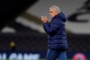 Tottenham's manager Jose Mourinho applauds his players following the Europa League Group J soccer match between Tottenham Hotspur and Antwerp at Tottenham Hotspur stadium in London Thursday, Dec. 10, 2020. Tottenham Hotspur won the match 2-0. (AP Photo/Kirsty Wigglesworth, pool)