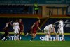 Wolverhampton Wanderers' Raul Jimenez, center, runs to celebrate after scoring during the English Premier League soccer match between Leeds United and Wolverhampton Wanderers at Elland Road ground in Leeds, England, Monday, Oct. 19, 2020. (Martin Rickett/Pool via AP)