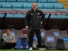 Leeds United's head coach Marcelo Bielsa yells to his players during the English Premier League soccer match between Aston Villa and Leeds United at Villa Park in Birmingham, England, Friday, Oct. 23, 2020. Leeds United won the match 3-0.(Nick Potts/Pool via AP)