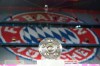 The Bundesliga trophy is pictured in front of empty stands in Allianz Arena, prior to the German Bundesliga soccer match between FC Bayern Munich and Schalke 04 in Munich, Germany, Friday, Sept. 18, 2020. Bayern went on to win the match 8-0. (AP Photo/Matthias Schrader)