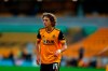 Wolverhampton Wanderers' Fabio Silva runs during the English League Cup soccer match between Wolverhampton Wanderers and Stoke City, in Molineux Stadium in Wolverhampton, England, Thursday, Sept. 17, 2020. (Cath Ivill/Pool via AP)