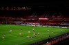 Manchester United's and Sheffield United's play during the English Premier League soccer match, between Sheffield United and Manchester United at the Bramall Lane stadium in Sheffield, England, Thursday, Dec. 17, 2020. (Laurence Griffiths/Pool via AP)