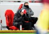 Liverpool's manager Jurgen Klopp reacts during the English Premier League soccer match between Liverpool and Burnley in Liverpool, England, Thursday, Jan. 21, 2021.Burnley won the match 0-1.(Peter Powell/Pool via AP)