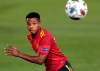 Spain's Ansu Fati watches the ball during the UEFA Nations League soccer match between Spain and Ukraine at the Estadio Alfredo Di Stefano stadium in Madrid, Spain, Sunday, Sept. 6, 2020. (AP Photo/Bernat Armangue)