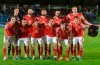 Russia national soccer team poses prior to the start of the Euro 2020 group I qualifying soccer match between San Marino and Russia, in San Marino, Tuesday, Nov. 19, 2019. (AP Photo/Marco Vasini)