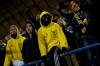 In this Tuesday, Jan. 29, 2013 photo Beitar Jerusalem F.C. soccer supporters watch a State Cup soccer match against Maccabi Umm al-Fahm F.C. in Jerusalem. Israel's Beitar Jerusalem soccer club, which has gained notoriety for never having an Arab player on its roster, announced on Monday, Dec. 7, 2020 that an Emirati investor has purchased a 50% stake in the team. The team said that Sheikh Hamad bin Khalifa Al Nahyan, a member of the United Arab Emirates royal family, has pledged to invest 300 million shekels, or about $90 million, into the club over the next decade. (AP Photo/Bernat Armangue)