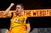 Wolverhampton Wanderers' Daniel Podence celebrates his goal against Chelsea during the English Premier League soccer match between Wolverhampton Wanderers and Chelsea at the Molineux Stadium in Wolverhampton, England, Tuesday, Dec. 15, 2020. (Michael Steele/Pool via AP)