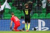 Krasnodar's goalkeeper Matvei Safonov fails to save the goal from Chelsea's Callum Hudson-Odoi during the Champions League Group E soccer match between Krasnodar and Chelsea in Krasnodar, Russia, Wednesday, Oct. 28, 2020. (AP Photo)