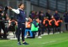 Marseille's head coach Andre Villas-Boas gives instructions from the side line during the French League One soccer match between Marseille and Nimes at the Velodrome stadium in Marseille, southern France, Saturday, Dec. 21, 2019. (AP Photo/Daniel Cole)