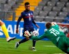 France's Thomas Lemar in action during the World Cup 2022 group D qualifying soccer match between Kazakhstan and France at the Astana Arena stadium in Nur-Sultan, Kazakhstan, Sunday, March 28, 2021. (AP Photo/Stanislav Filippov)