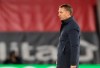 Leicester's head coach Brendan Rodgers walks on the pitch at the end of the English Premier League soccer match between Southampton and Leicester City at St. Mary's Stadium in Southampton, England, Friday, April 30, 2021. (AP Photo/Kirsty Wigglesworth, Pool)
