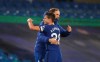 Chelsea's head coach Thomas Tuchel greets Chelsea's Cesar Azpilicueta after the English Premier League soccer match between Chelsea and Newcastle United at Stamford Bridge Stadium in London, England, Monday, Feb. 15, 2021. (Paul Childs/Pool via AP)