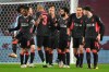 Liverpool's Mohamed Salah celebrates after scoring his side's fourth goal during the FA Cup 3rd round soccer match between Aston Villa and Liverpool at Villa Park stadium in Birmingham, England, Friday, Jan. 8, 2021. (AP Photo/Rui Vieira)