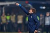Inter Milan's head coach Antonio Conte gestures during an Europa League, round of 32, first leg, soccer match between PFC Ludogorets Razgrad and Inter Milan at Huvepharma Arena in Razgrad, Bulgaria, Thursday, Feb. 20, 2020. (AP Photo/Vadim Ghirda)