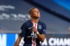PSG's Kylian Mbappe reacts after missing an opportunity to score during the Champions League semifinal soccer match between RB Leipzig and Paris Saint-Germain at the Luz stadium in Lisbon, Portugal, Tuesday, Aug. 18, 2020. (David Ramos/Pool Photo via AP)