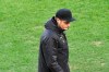 Dortmund's head coach Edin Terzic walks on the pitchduring the German Bundesliga soccer match between Borussia Dortmund and TSG 1899 Hoffenheim in Dortmund, Germany, Saturday, Feb. 13, 2021. (AP Photo/Martin Meissner, Pool)