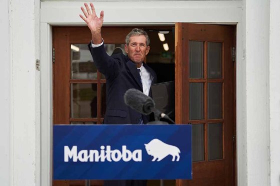 CPBrian Pallister announced he would be stepping down as premier in Brandon in August. (David Lipnowski / The Canadian Press files)