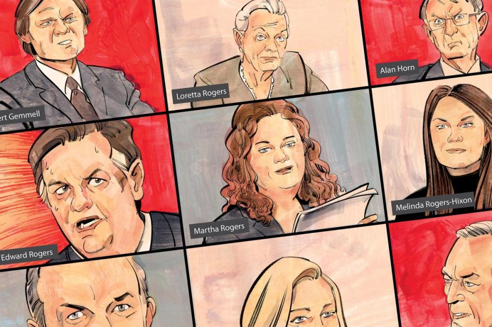 - Kagan McLeod illustration for Toronto Star
When the Rogers board met remotely on Sunday, Sept. 26, Edward Rogers believed it would be a brief meeting to approve the hiring of Tony Staffieri as CEO. But then John MacDonald interrupted him and Martha started reading. And everything Edward thought he knew about the next month of his life was turned on its head.
