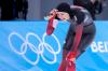 Paul Chiasson - THE CANADIAN PRESS
Isabelle Weidemann, of Canada, reacts at the end of her race to win the bronze medal in the women's 3,000 metre speedskating race at the 2022 Winter Olympics in Beijing on Saturday.