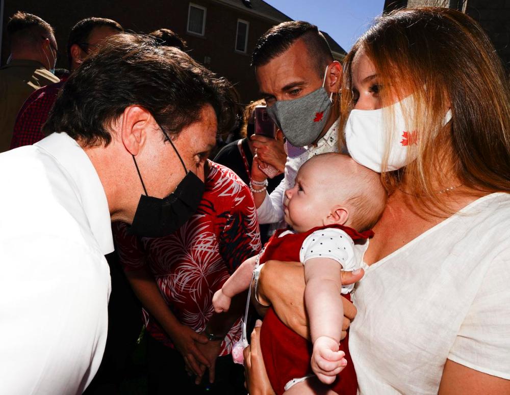 Sean Kilpatrick - THE CANADIAN PRESS
Liberal Leader Justin Trudeau began the election by calling it the most consequential moment for Canada since 1945.