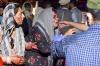 WAKIL KOHSAR - AFP via GETTY IMAGES
Wounded women arrive at a hospital for treatment after the two blasts.