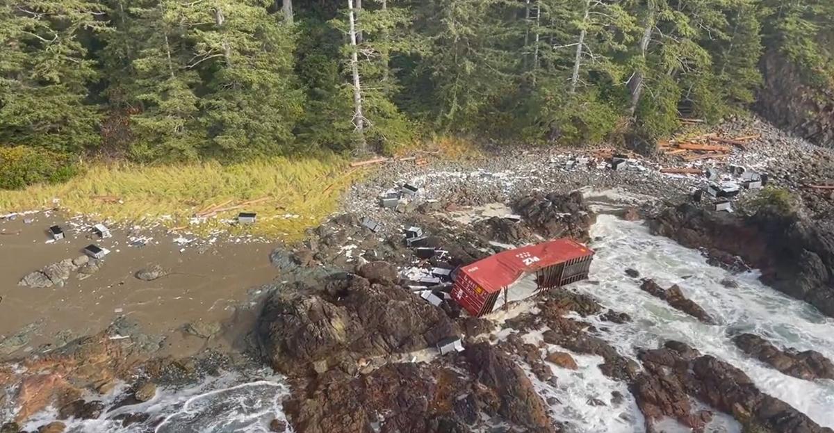Container Freighter Spill A 109-container cargo spill is renewing First Nation calls to ...