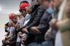 George Heard - AP
Muslims pray at the Al Noor mosque on the third anniversary of the shootings in Christchurch, New Zealand on March 15.