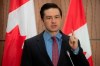 Conservative MP Pierre Poilievre speaks during a news conference in Ottawa, Wednesday April 8, 2020. Poilievre says promised relief from the federal government for small businesses suffering losses due to COVID-19 is not rolling out fast enough. THE CANADIAN PRESS/Adrian Wyld