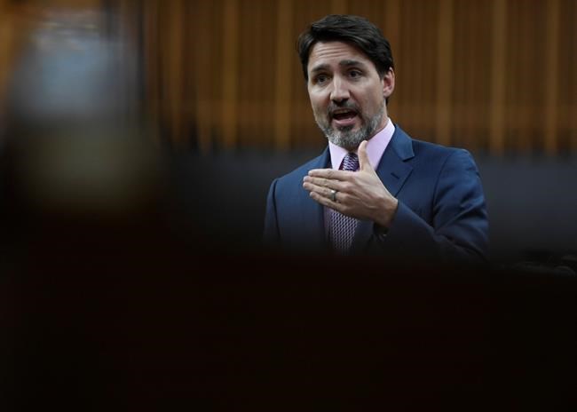 Prime Minister Justin Trudeau responds to a question during Question Period in the House of Commons Wednesday February 26, 2020 in Ottawa. THE CANADIAN PRESS/Adrian Wyld