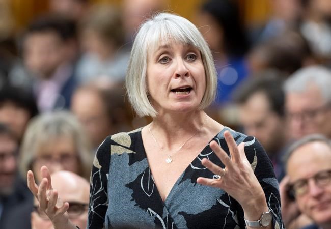 Minister of Health Patty Hajdu responds to a question during Question Period in the House of Commons Tuesday, February 4, 2020 in Ottawa. THE CANADIAN PRESS/Adrian Wyld