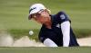 Kevin C. Cox - Getty Images
Hamilton’s Alena Sharp blasts out of trouble on the ninth hole in Thursday’s opening round of the Women’s PGA Championship in suburban Atlanta. Sharp finished the day tied for third.