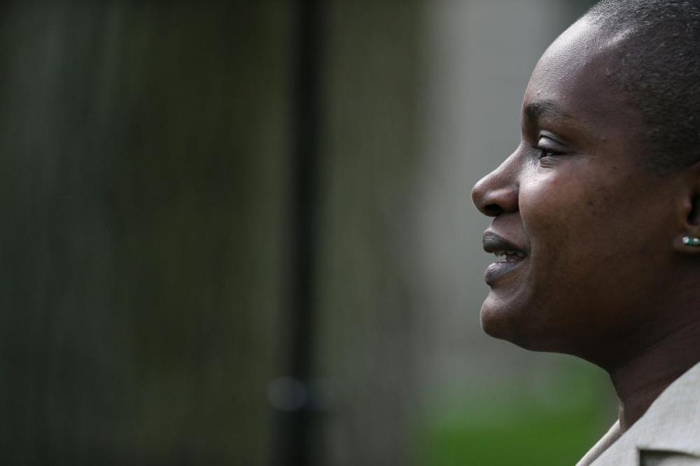 Steve Russell - Toronto Star
Annamie Paul announces her resignation as Green party leader at Suydam Park in Toronto on Sept. 27, 2021. No matter how complicated and twisted the back story, Paul’s resignation will endure as an embarrassment in Canadian political history, Susan Delacourt writes.