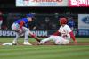 Joe Puetz - GETTY IMAGES
Blue Jays infielder Matt Chapman tags Nolan Arenado out on the bases during Monday’s game against the St. Louis Cardinals. The two third basemen have a deep respect for one another.