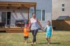 Lori Pierce with son Bo and daughter Bailey. (Mikaela MacKenzie / Winnipeg Free Press)