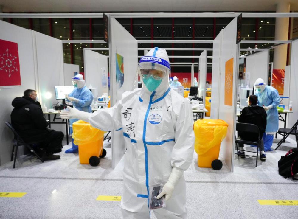 Sean Kilpatrick - THE CANADIAN PRESS
Hazmat gear is a common sight in China, which as imposed a where a “Zero COVID” policy. From airport to hotel, Rosie Dimanno was greeted by several officials in full protective gear.